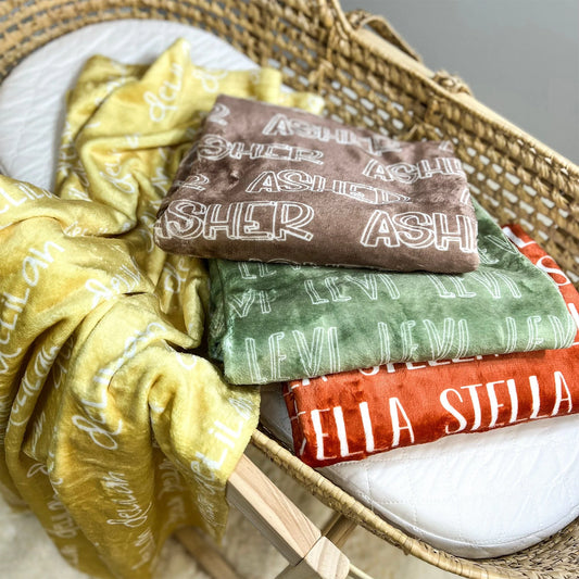 Personalized Name Blanket