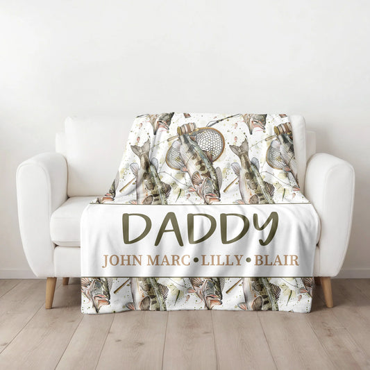 Personalized Fishing Blanket