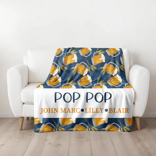 Personalized Beer Blanket