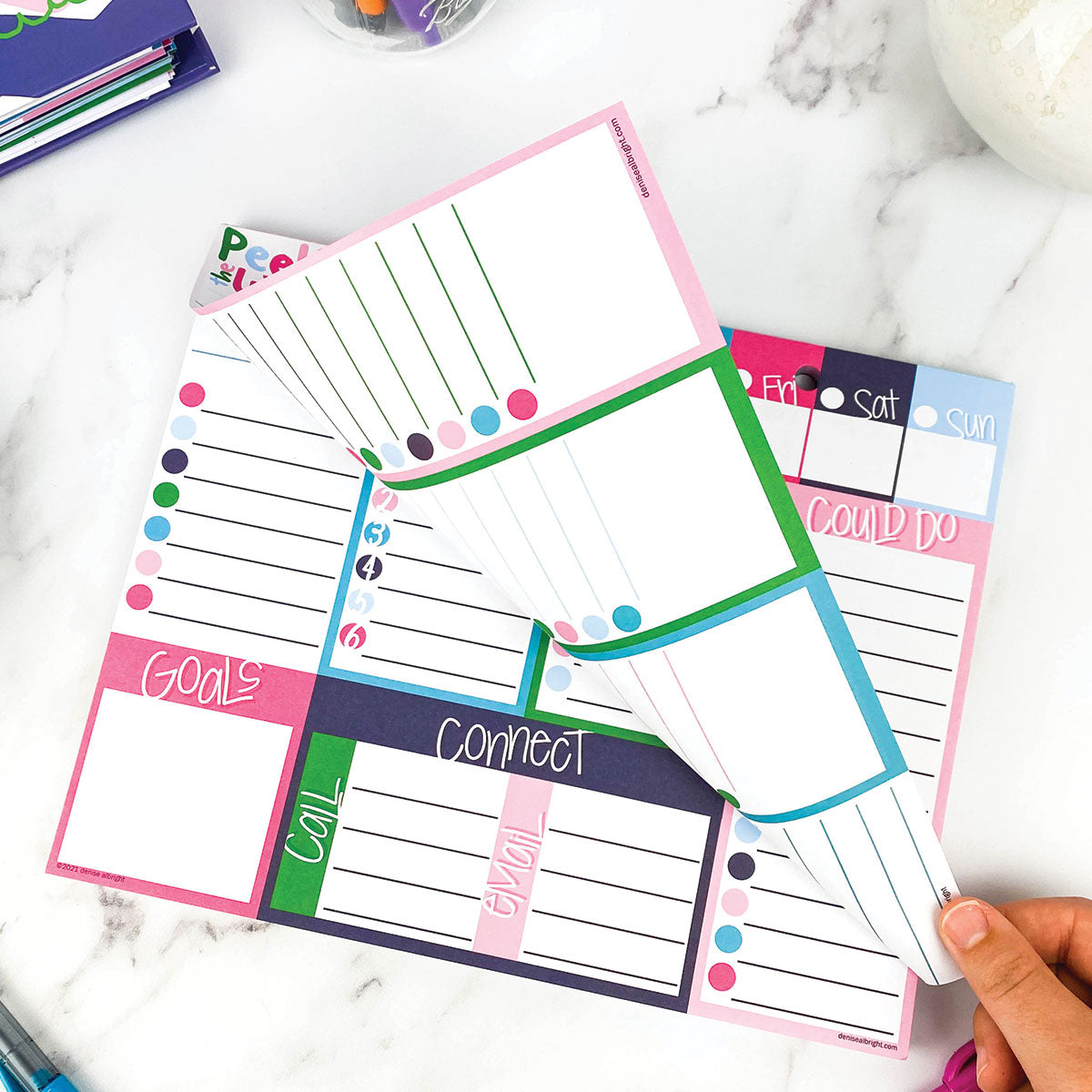 Plan Your Way Bundle | Daily & Weekly Planner Pads