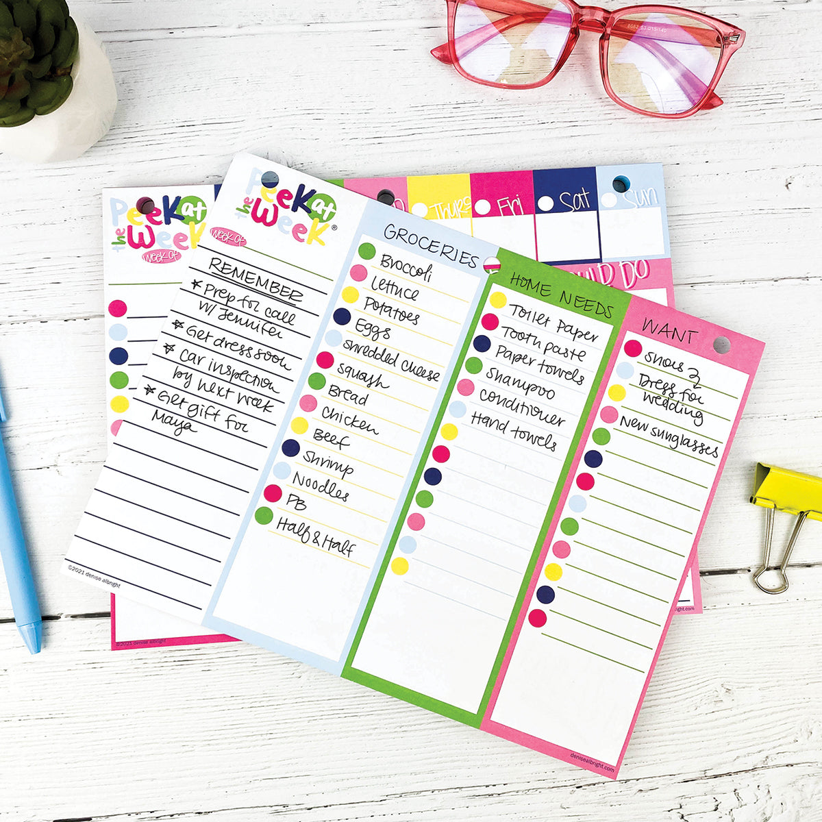 Plan Your Way Bundle | Daily & Weekly Planner Pads