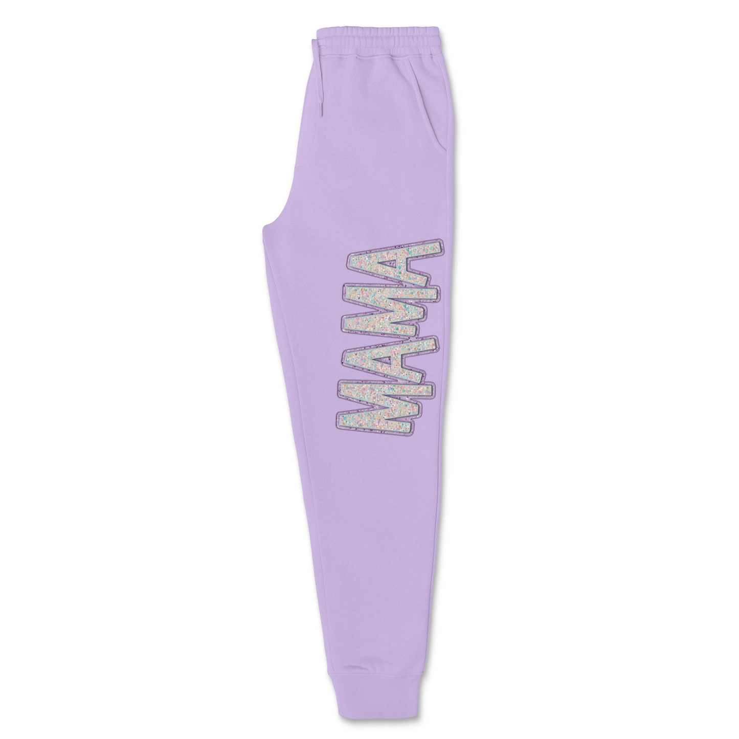 Faux Sequin Mama Jogger