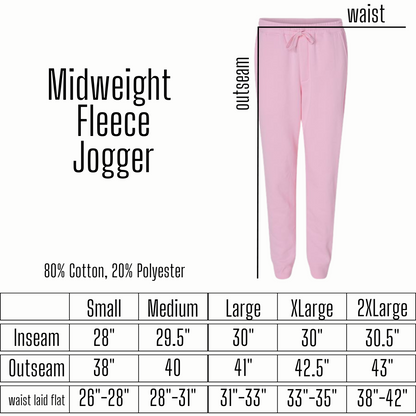 Faux Sequin Mama Jogger