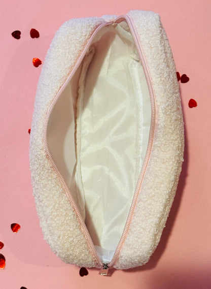 Ivory Sherpa Bow Bag
