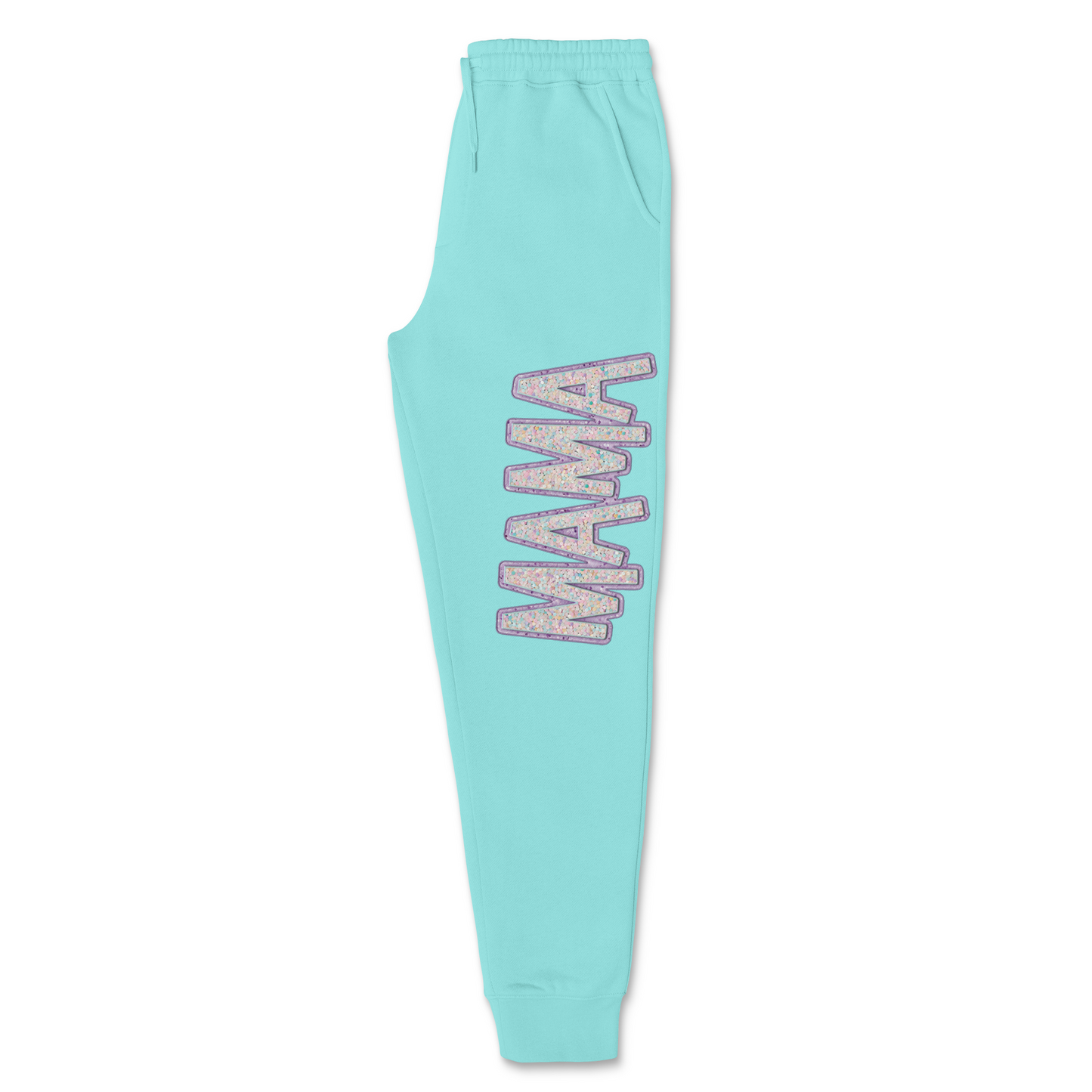 Faux Sequin Mama Jogger