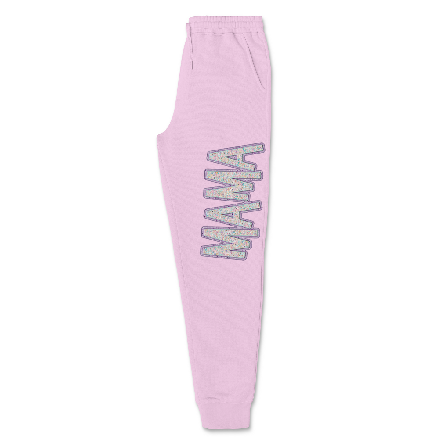Faux Sequin Mama Jogger